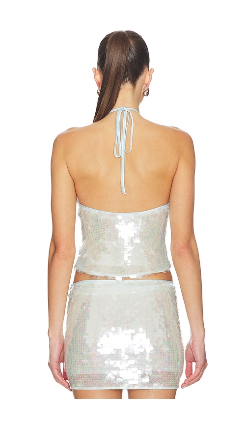 view 3 of 5 Mollie Top in Sea Blue
