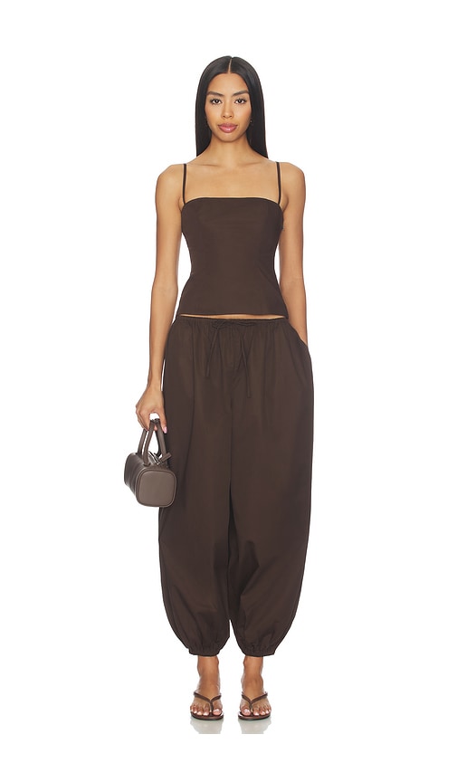 view 4 of 4 Ofelia Top in Chocolate Brown