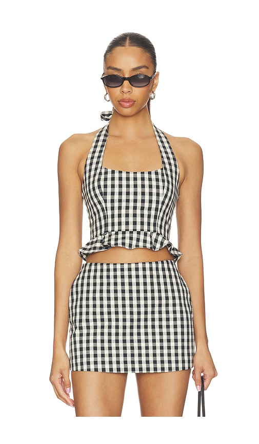 view 1 of 5 Zoe Top in Black & White