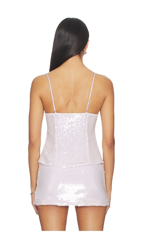 view 3 of 5 Lola Top in Lilac Sequin