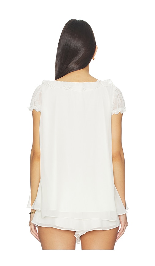 view 3 of 4 Janet Top in Ivory