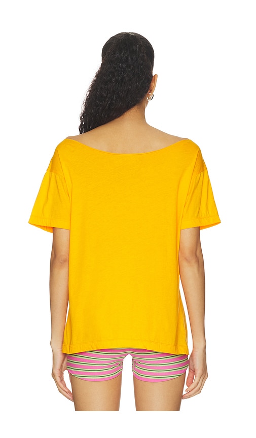 view 4 of 5 Tahiti Tee in Tangerine Orange