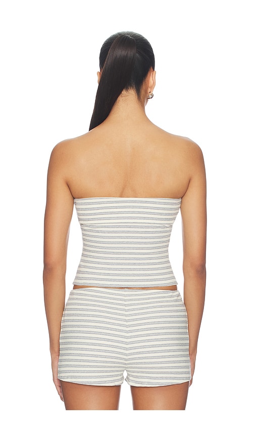 view 3 of 5 Daniela Top in Slate Stripe