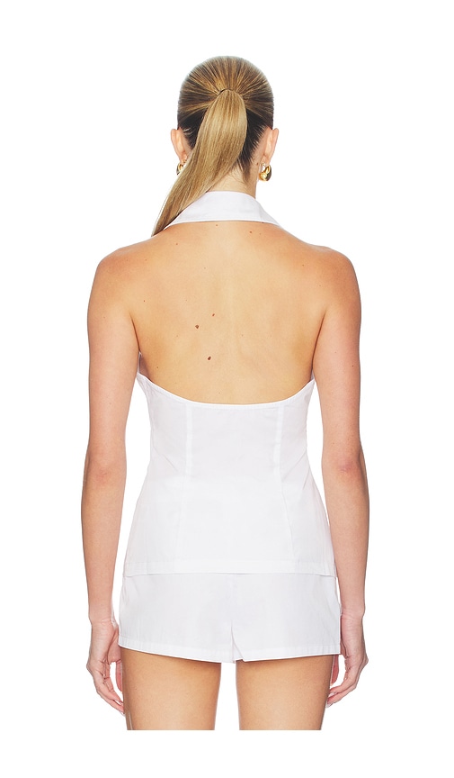 view 3 of 4 Brooks Top in White