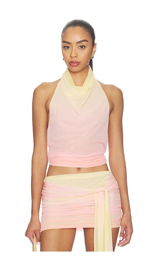 view 1 of 4 Viola Top in Sunset Ombre