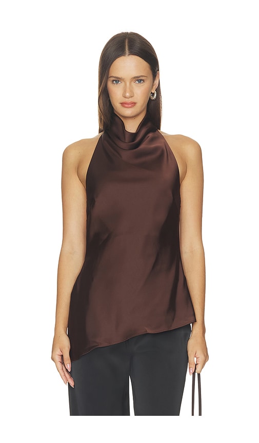 view 2 of 4 Mariana Top in Chocolate Brown