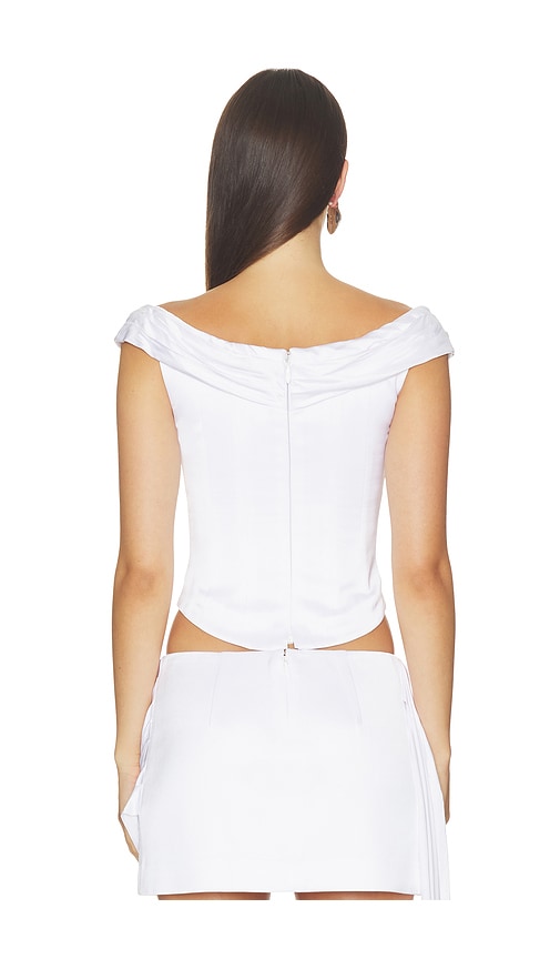 view 3 of 4 x REVOLVE Rosalie Top in White