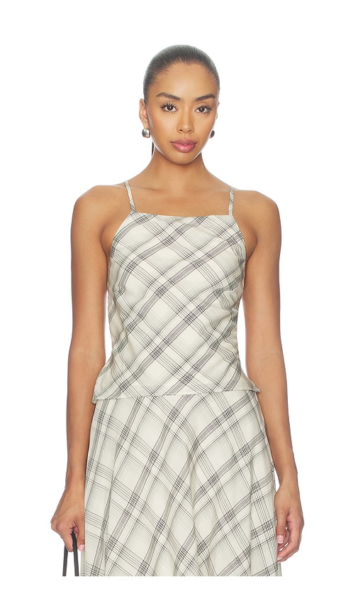 view 1 of 4 Blake Top in Ivory & Black