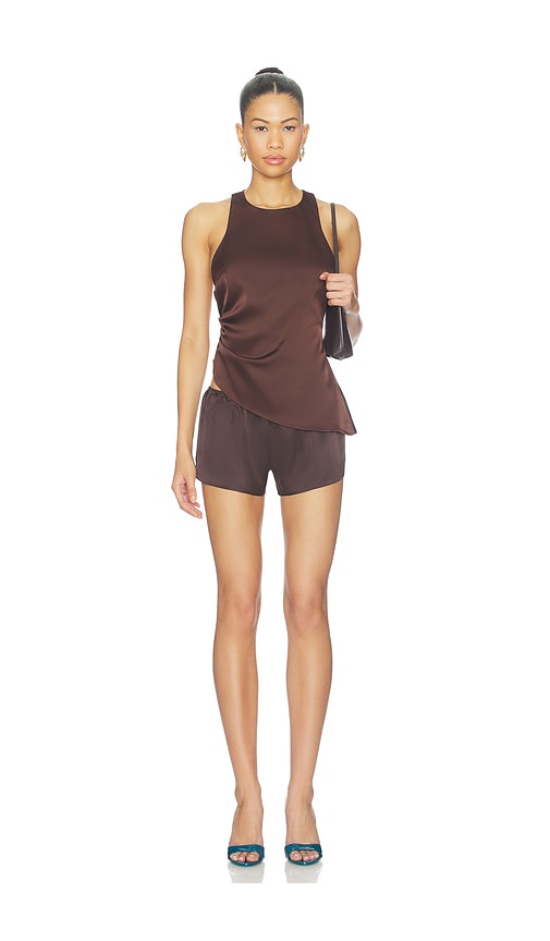 view 4 of 4 Maria Top in Chocolate Brown