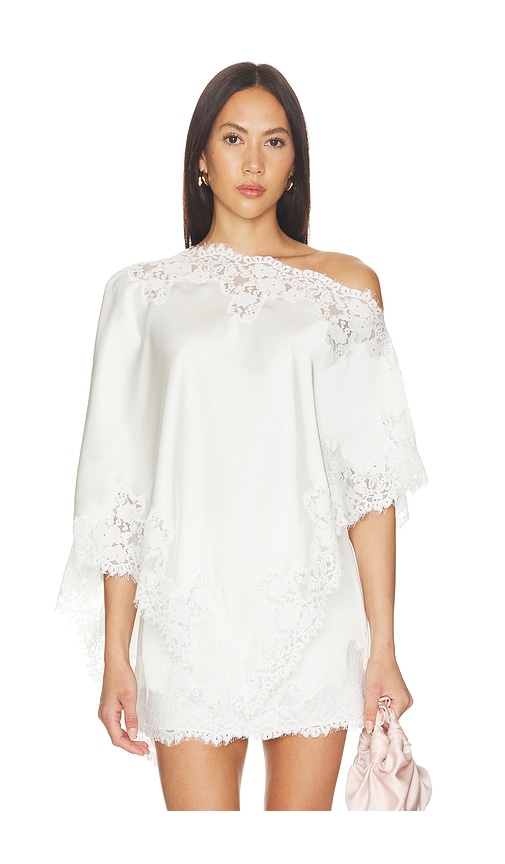 view 1 of 5 X Blake Evin Bruna Cape Top in Ivory