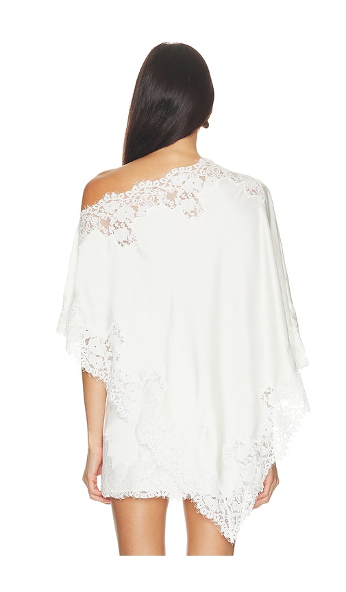 view 3 of 5 X Blake Evin Bruna Cape Top in Ivory