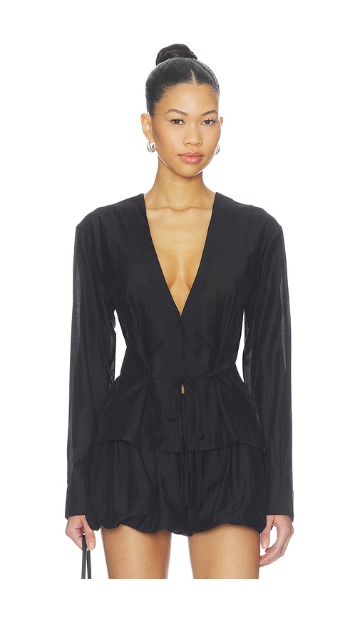 view 1 of 4 Caden Blouse in Black