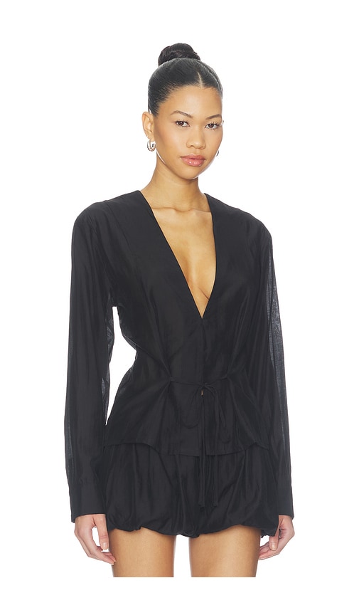 view 2 of 4 Caden Blouse in Black