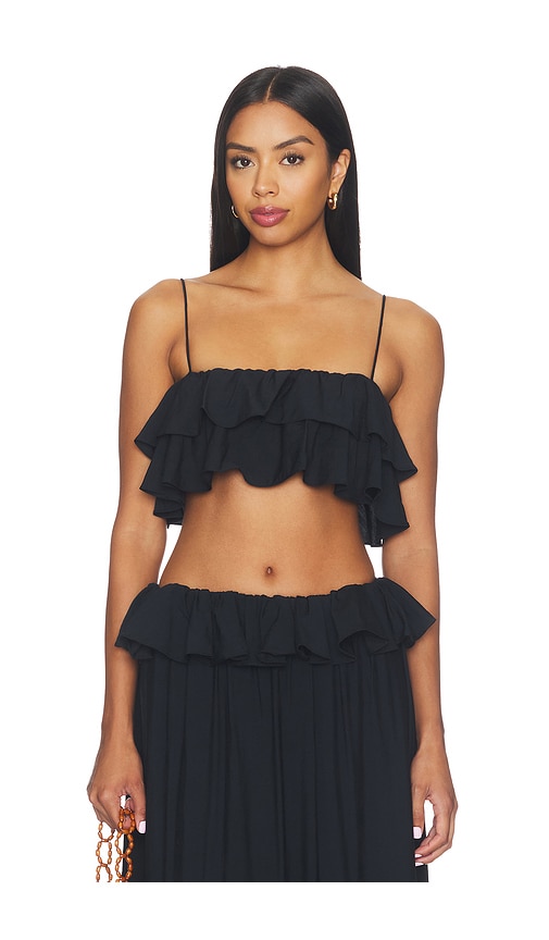 view 1 of 4 Hollis Crop Top in Black