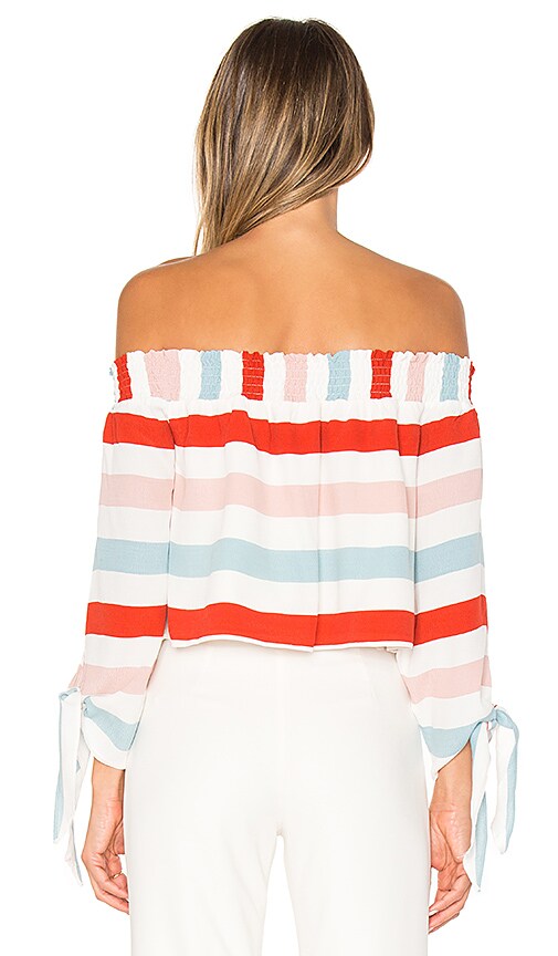 view 3 of 4 Dream Lover Top in Bold Stripe