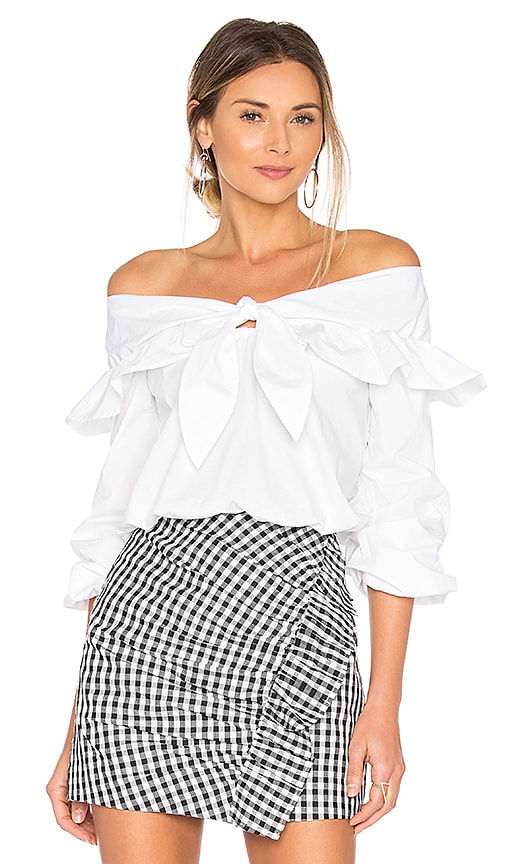 Lovers And Friends X Revolve Rebecca Top In White Revolve