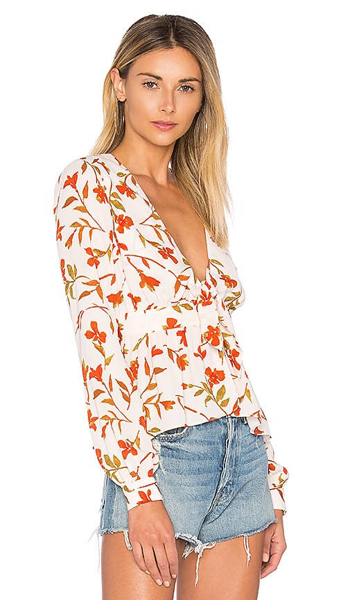 view 2 of 5 Hermosa Top in Palm Print