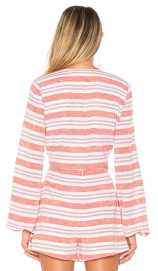 view 3 of 4 I Think I Love You Top in Berry Stripe