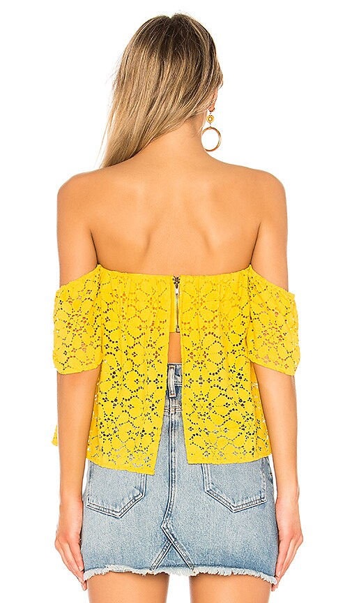 view 3 of 4 Life's A Beach Top in Sunflower