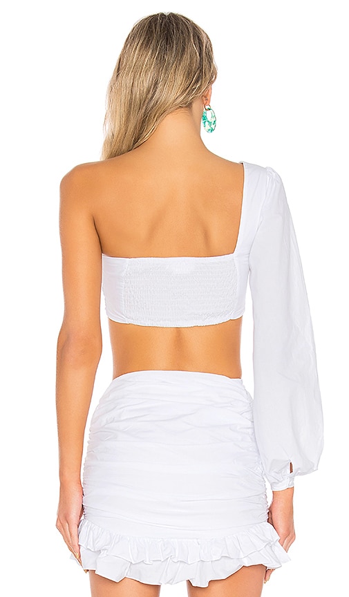 view 3 of 4 Ava Top in White