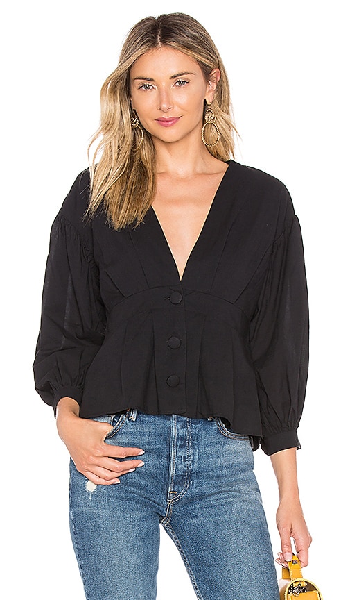 view 1 of 4 Teegan Blouse in Black