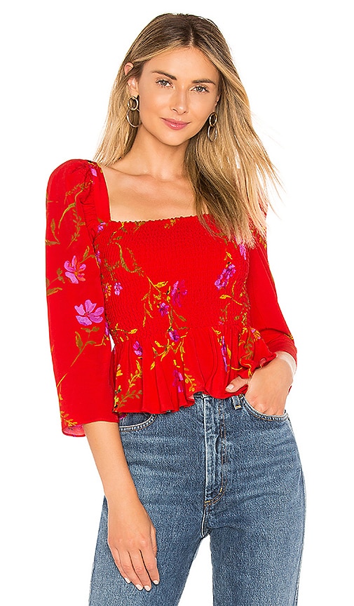 view 1 of 4 Faye Top in September Floral