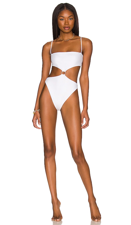 view 1 of 3 Devotion One Piece in White