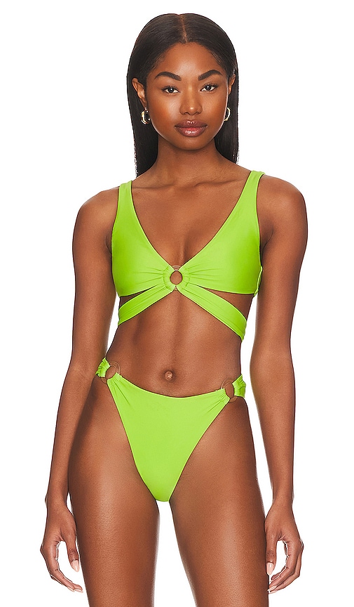 Lovers & Friends I Got Options Top In Green Lime