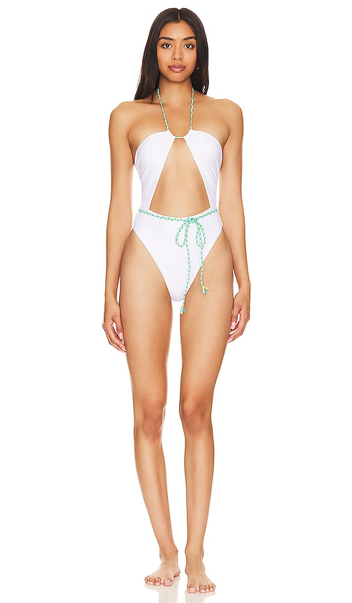 Lovers & Friends Waterfall One Piece In White