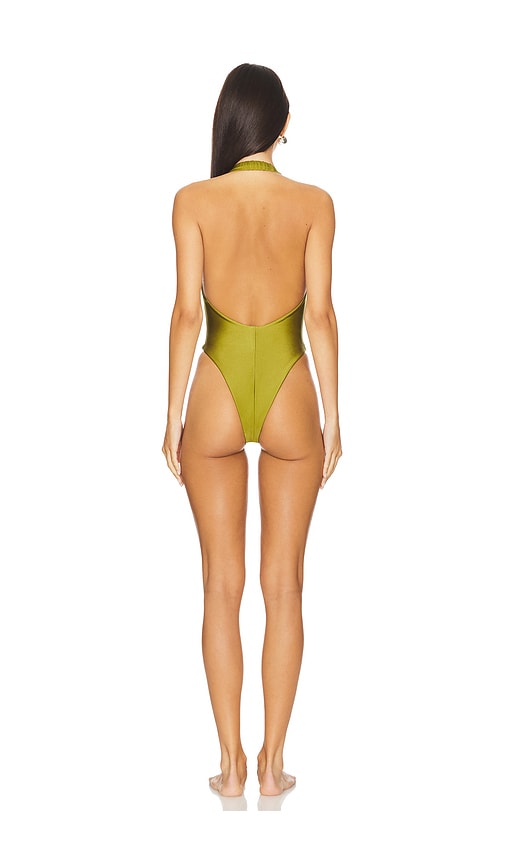 view 3 of 3 Find Me One Piece in Olive Green