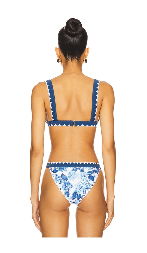 view 3 of 4 Adrift Top in Blue Floral