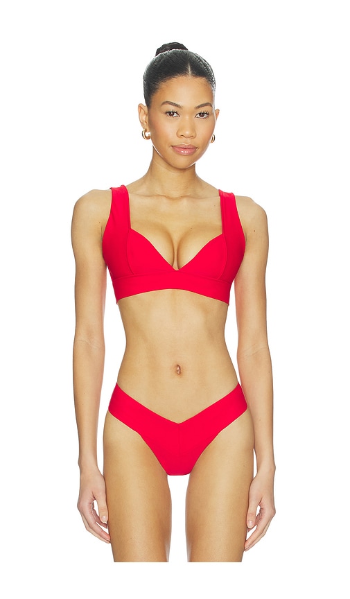 view 1 of 4 Raylee Top in Cherry Red
