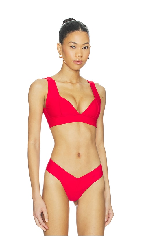 view 2 of 4 Raylee Top in Cherry Red