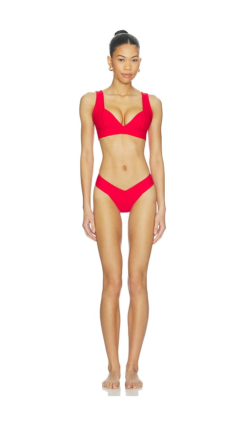 view 4 of 4 Raylee Bottom in Cherry Red