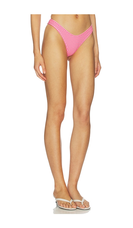 view 2 of 5 Rae Bottom in Pink Gingham