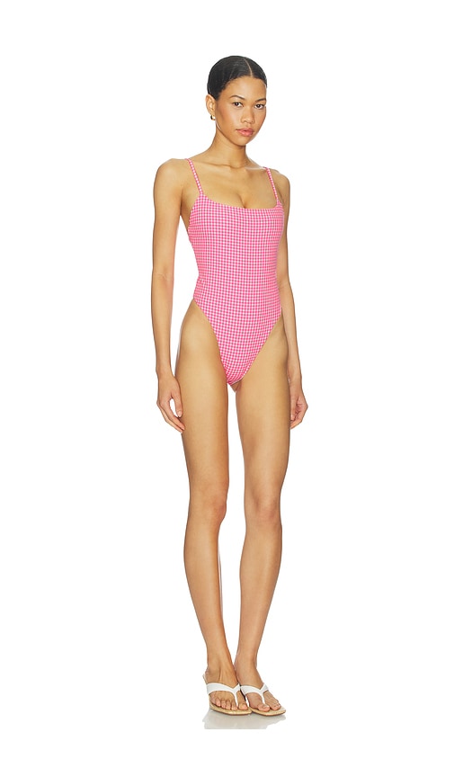 view 2 of 4 Ronan One Piece in Pink Gingham