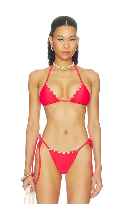 view 1 of 5 Sangria Top in Scarlet Red
