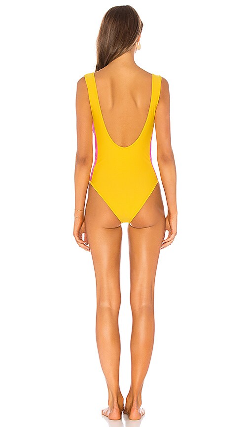 view 3 of 3 Zippy One Piece in Yellow & Pink