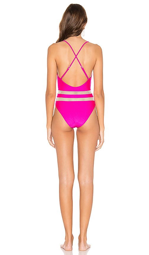 view 3 of 3 Klarie One Piece in Bright Pink