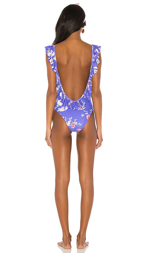 view 4 of 4 Flutter By One Piece in Blue Floral