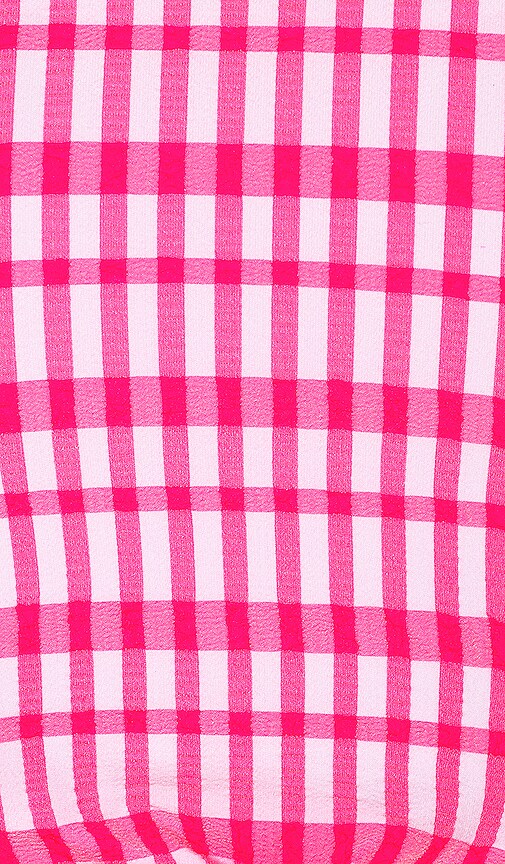 view 5 of 5 Take Me Away Top in Pink Gingham