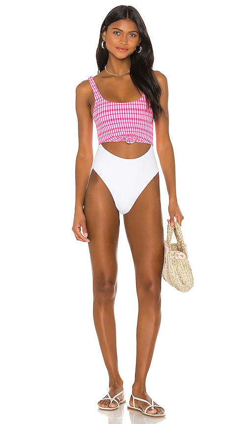 view 1 of 4 Jojo One Piece in Pink Gingham
