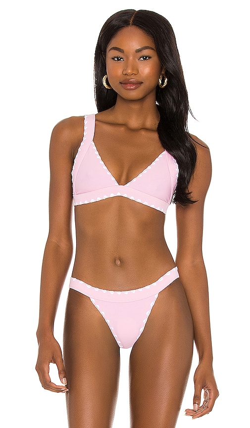 Lovers & Friends Adrift Top In Blush Pink & White