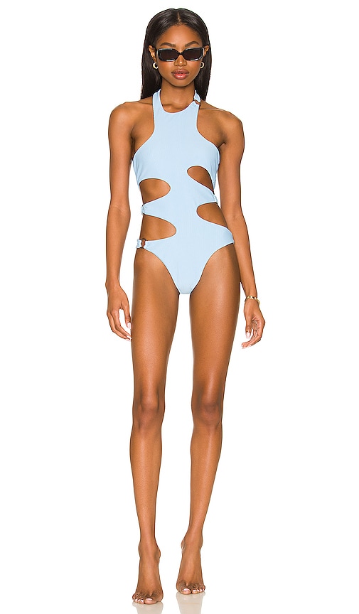 view 1 of 3 Say It One Piece in Baby Blue