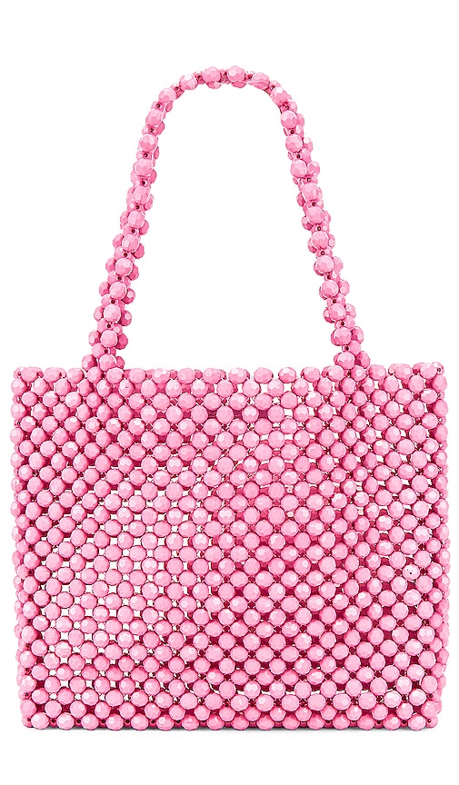 view 1 of 4 Justin Beaded Bag in Matte Pink