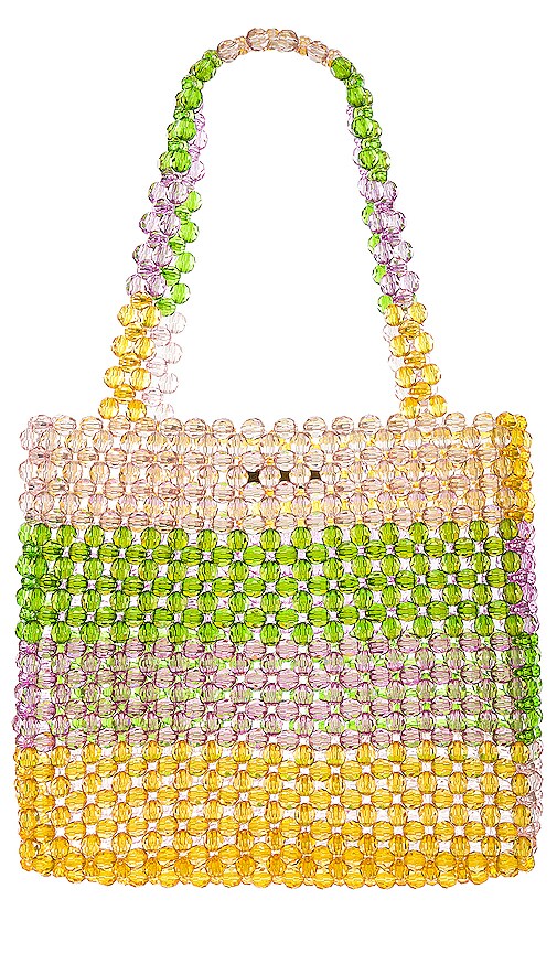 view 1 of 4 Justin Beaded Bag in Multi Stripe