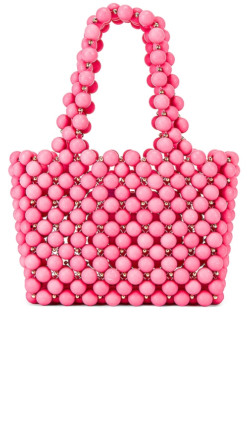 view 1 of 4 Meggy Beaded Purse in Pink