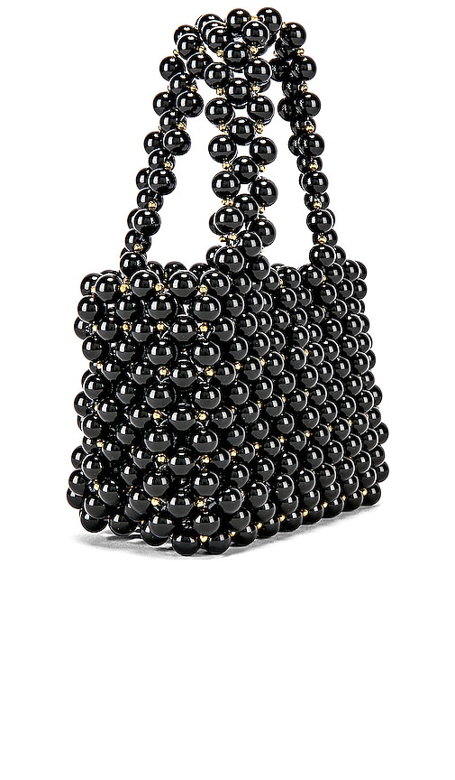 view 3 of 4 Meggy Beaded Purse in Black