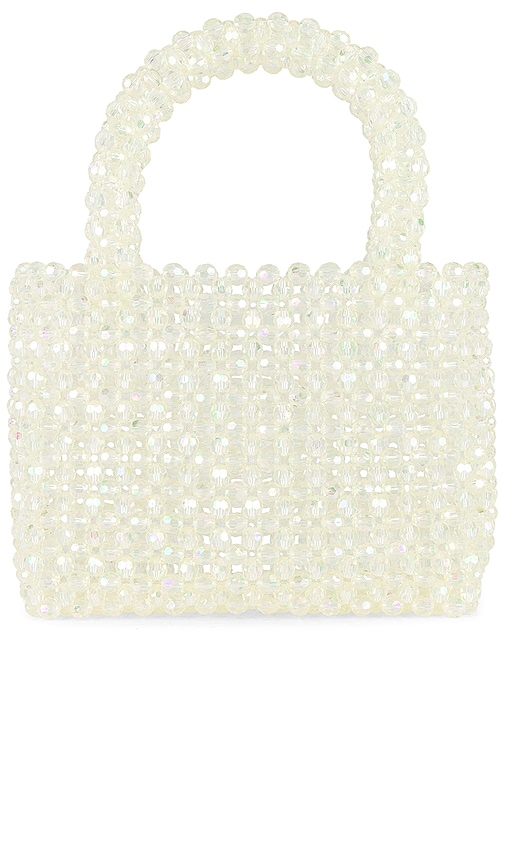 view 1 of 4 Bebe Beaded Bag in Holographic Clear
