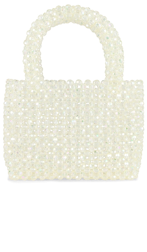 view 2 of 4 Bebe Beaded Bag in Holographic Clear